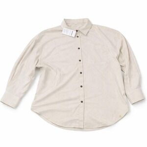 Jekaoyi cream button down shirt Size XL